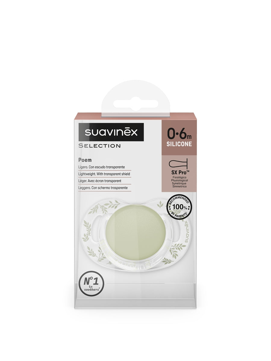 Chupete Poetry Fisiológico SX Pro Silicona 0-6m Suavinex