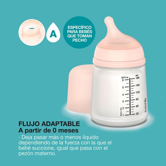 Suavinex Zero Zero Chupeta + Mamadeira 180ml Kit Inicial