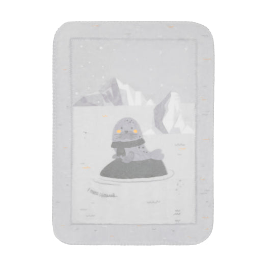 Manta de bebé super suave 80x110 cm Seally Me de Kikkaboo