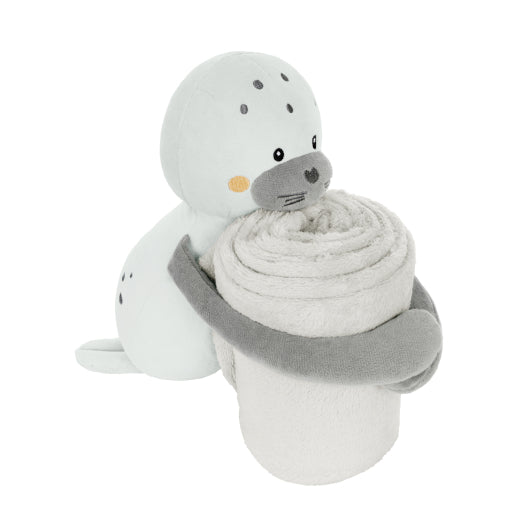 Set de regalo peluche y manta de bebé Seally Me de Kikkaboo