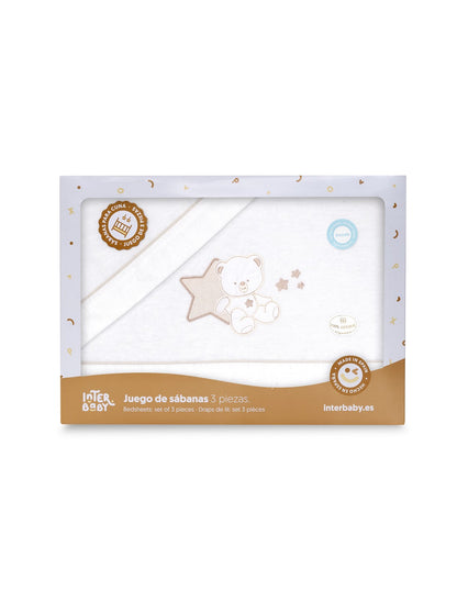 Triptico Coche Franela Osito Sentado
