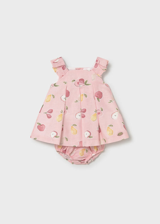 Vestido estampado con lino 1809 Mayoral