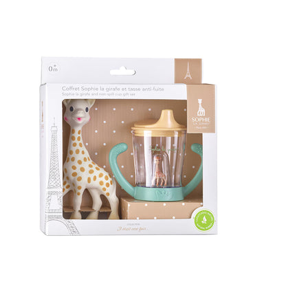 Pack regalo Sophie la Girafe con taza aprendizaje antifugas - Multicolor