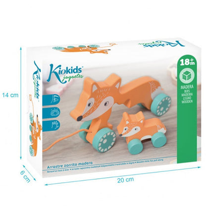 Arrastre De Madera Zorrito de Kiokids