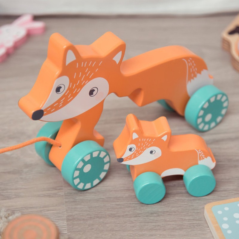 Arrastre De Madera Zorrito de Kiokids