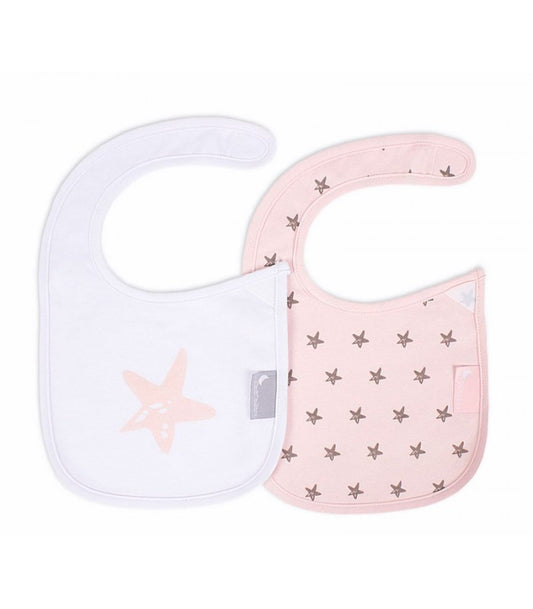 Set 2 baberos T 0M Star de Interbaby