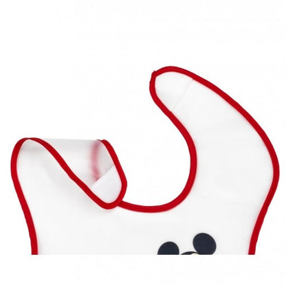 Babero Mickey mouse rojo de Disney