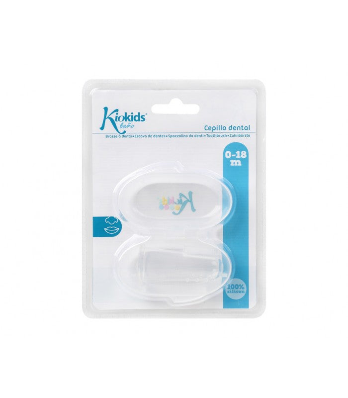 Cepillo de dientes y encias silicona + cajita de Kiokids