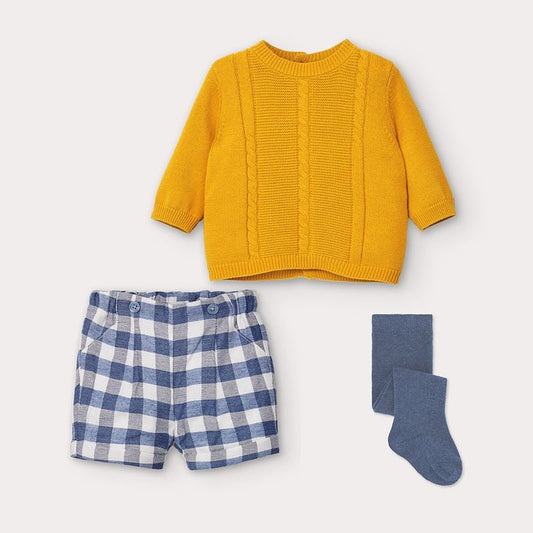 Conjunto Pantalón Corto Y Jersey Con Leotardo 2218 De Mayoral
