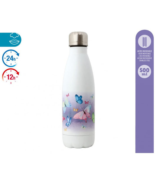 BOTELLA TÉRMICA MARIPOSAS