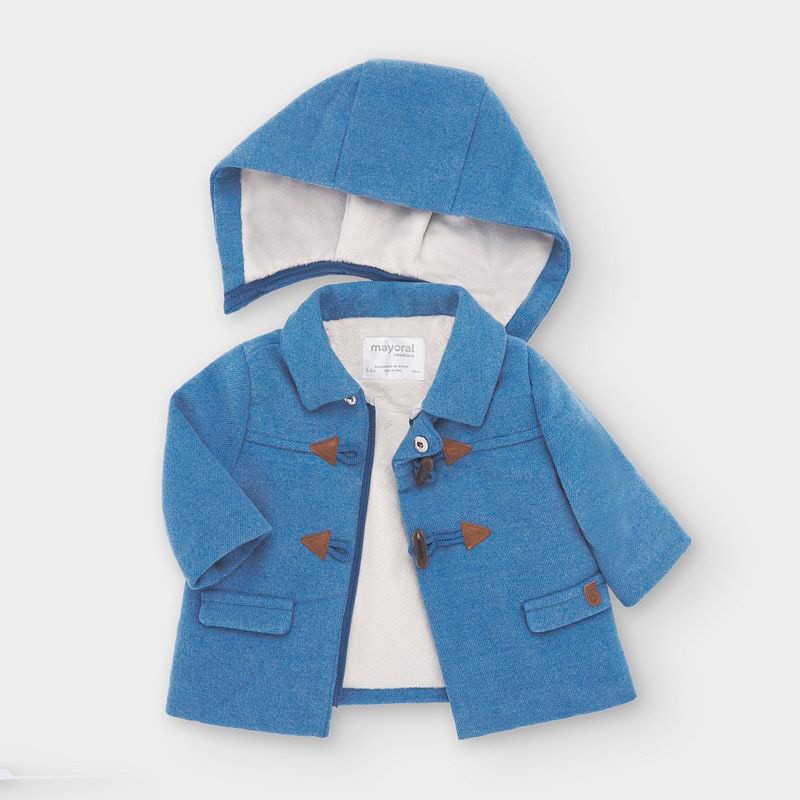Abrigo Tipo Trenka Niño Azul De Mayoral