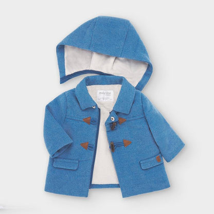 Abrigo Tipo Trenka Niño Azul De Mayoral