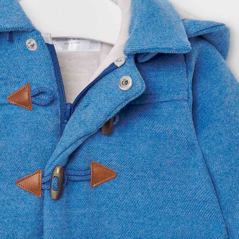 Abrigo Tipo Trenka Niño Azul De Mayoral