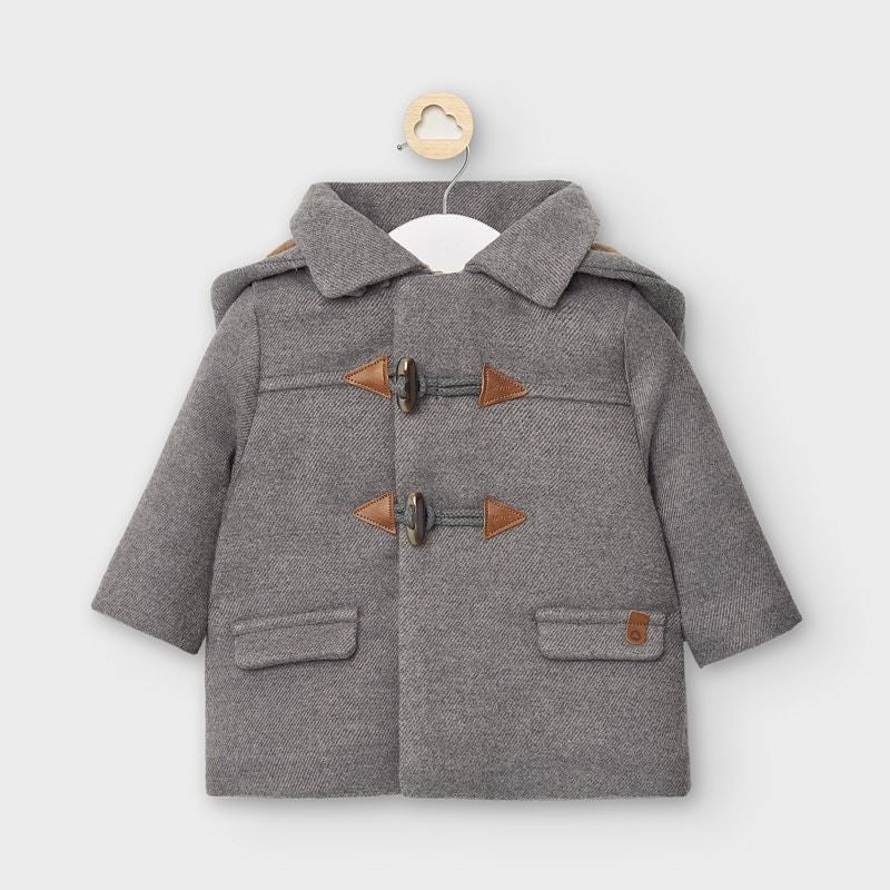 Abrigo Tipo Trenka Niño Gris De Mayoral