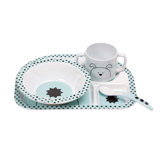 Vajilla Little Chums Perrito menta