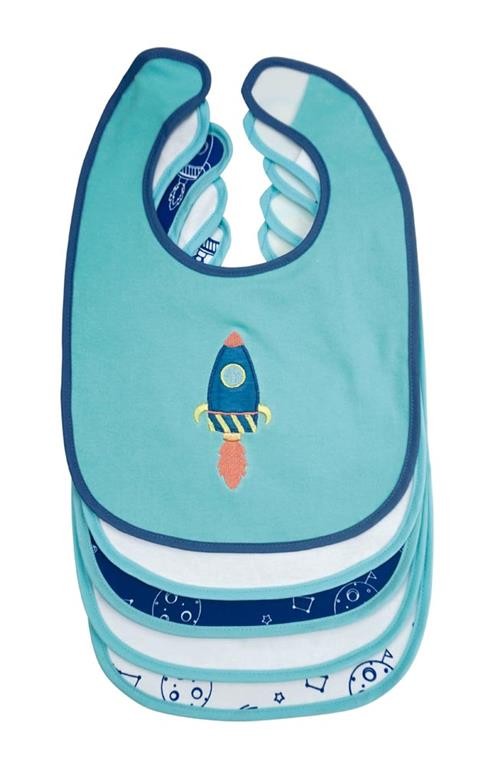 SET 5 BABEROS SPACE de olmitos