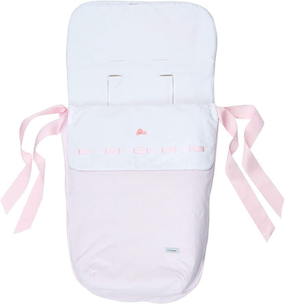 Saco Silla de Paseo Universal Suiza Rosa de Pirulos