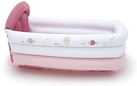 bañera hinchable rosa de olmitos