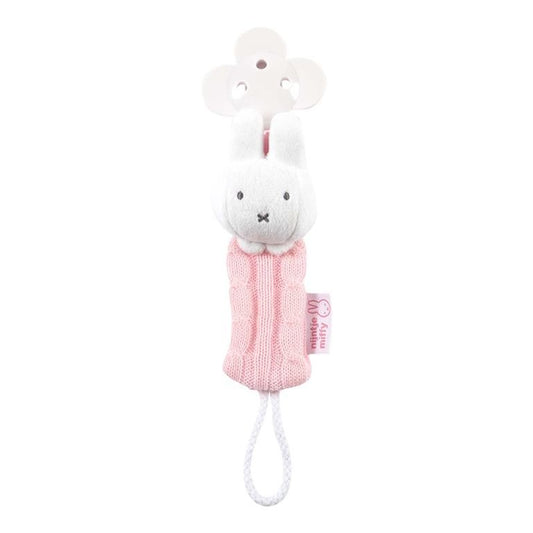 pinza sujeta chupete miffy Rosa