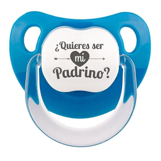 Chupete "¿Quieres Ser Mi Padrino?" Estrellitas 0-6 m de Mi Pipo