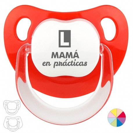Chupete "Mamá en Prácticas" 0-6m de Mi Pipo