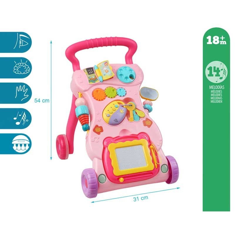 Andador de Aprendizaje con Luz y Sonido de Kiokids
