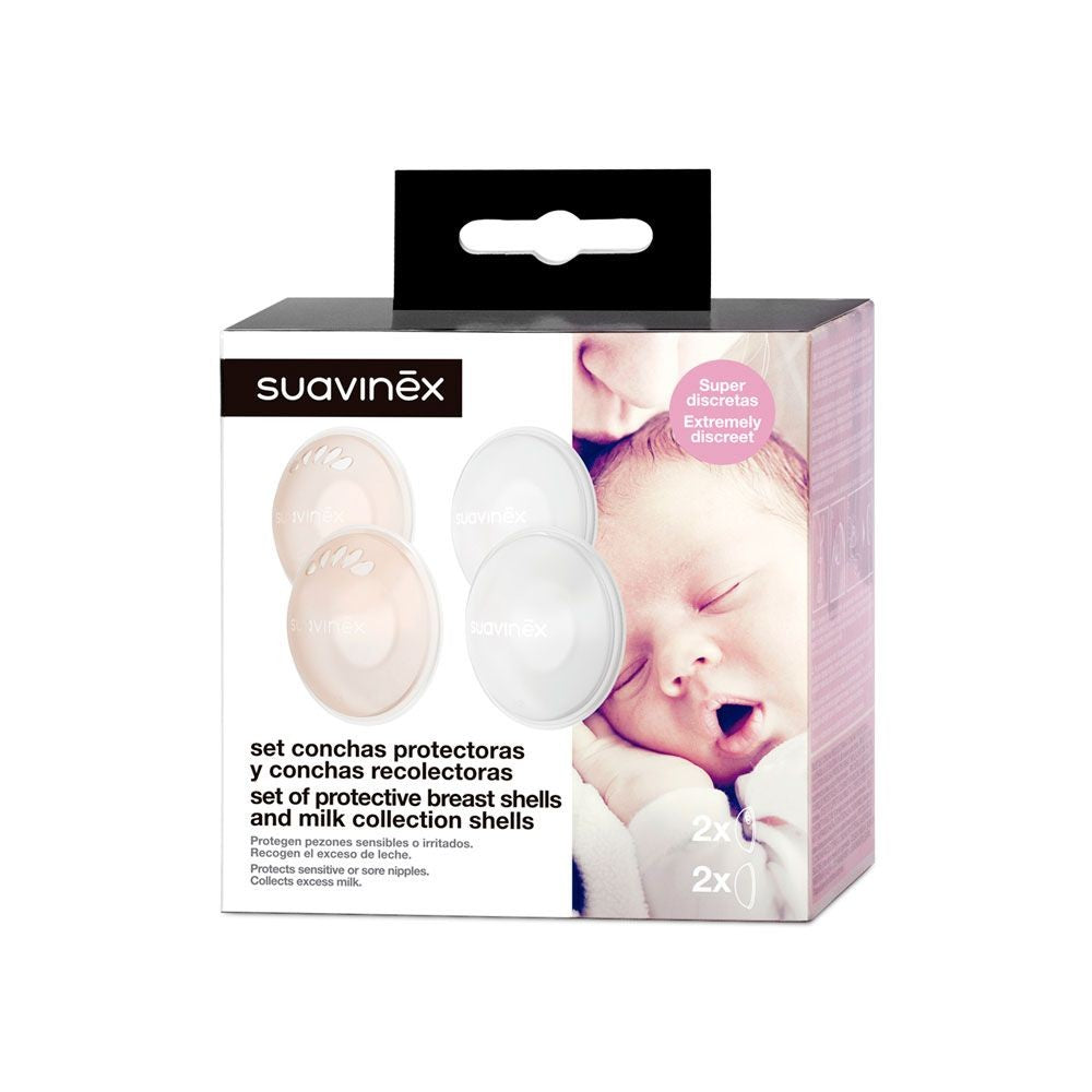 Set Conchas Protectoras + Recolectoras 6 und de Suavinex