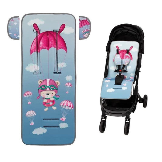 Colchoneta para Silla de Paseo + Protector de Cinturon Paracaidista de Interbaby