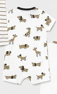 Pelele Corto Perritos de Mayoral