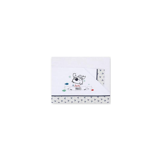 Triptico Minicuna Franela Cangrejo Pirata de Pirulos