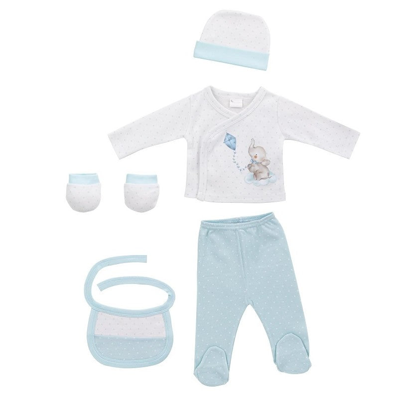 Set Regalo Primera Puesta Bamboo Elefantito de Interbaby