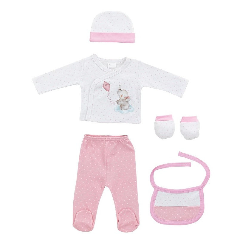 Set Regalo Primera Puesta Bamboo Elefantito de Interbaby