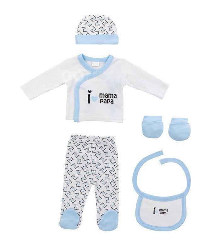 Set Regalo Primera Puesta I Love Papa&Mama de Interbaby
