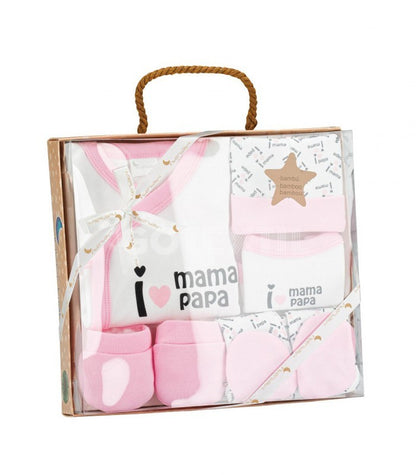 Set Regalo Primera Puesta I Love Papa&Mama de Interbaby