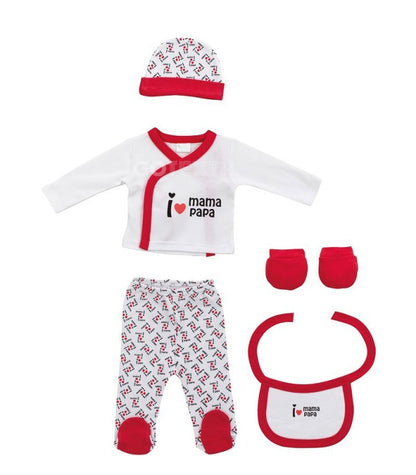 Set Regalo Primera Puesta I Love Papa&Mama de Interbaby