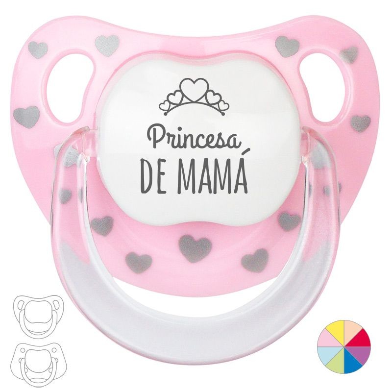 Chupete "Princesa de mamá" 0-6M de Mi Pipo