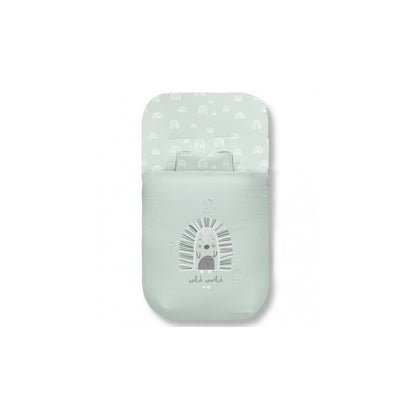 Saco Para Capazo Punto Happy Verde de BimbiDreams