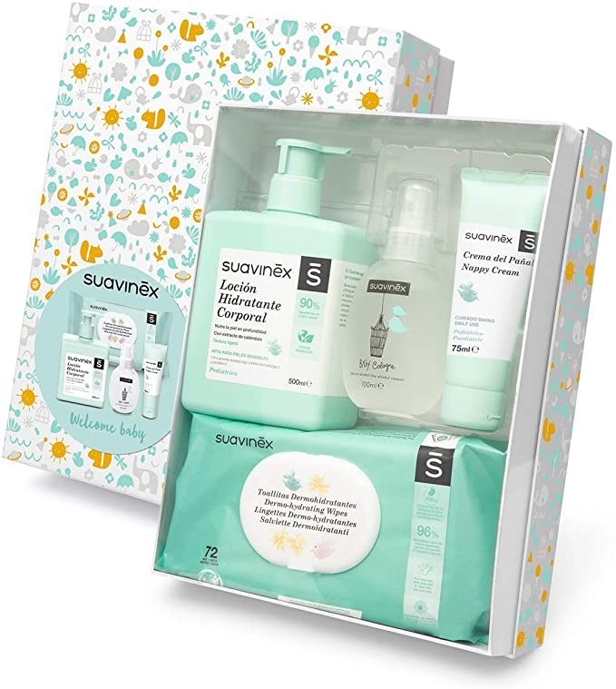 Cesta Regalo Cosmética Welcome Baby de Suavinex