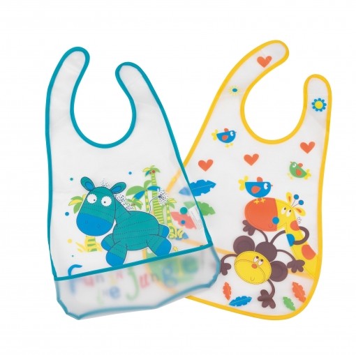 Pack Dos Baberos Animales de Selva de Interbaby