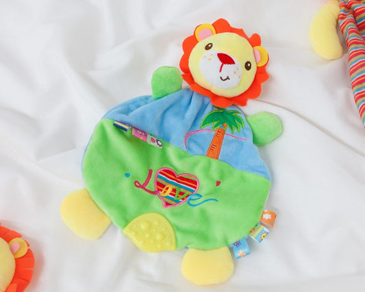 Dou Dou Leão Multicolorido com Mordedor Kiokids