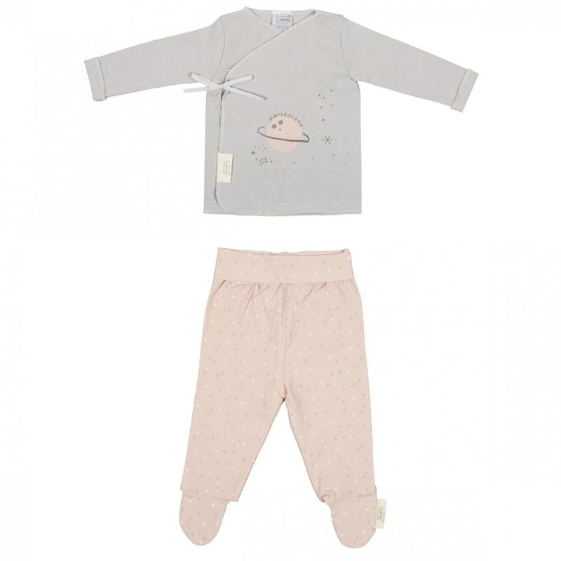 Pijama 2 pcs Planet 1-3m de Pirulos