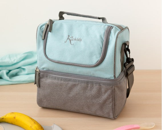 Kiokids Bolso Térmico Nevera Para Merienda 2 Compartimentos