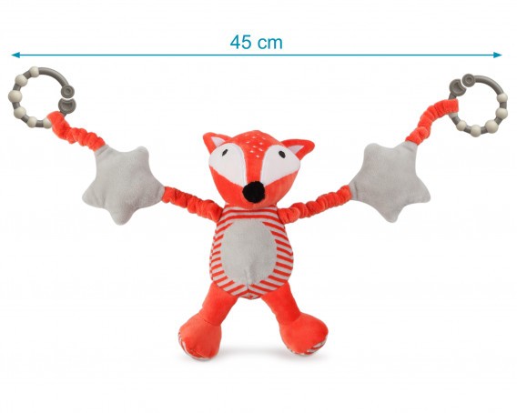 Peluche Decorativo De Zorrito Para Carrito Y Cuna Kiokids