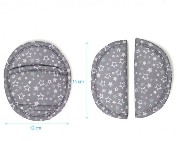 Protector Cinturón Gris Con Estrellitas De Kiokids