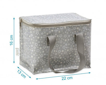 Nevera Térmica Gris Con Estrellitas De Kiokids