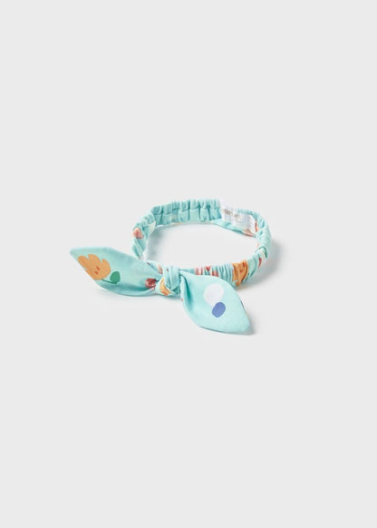 Vestido estampado ECOFRIENDS con diadema recién nacida niña mayoral