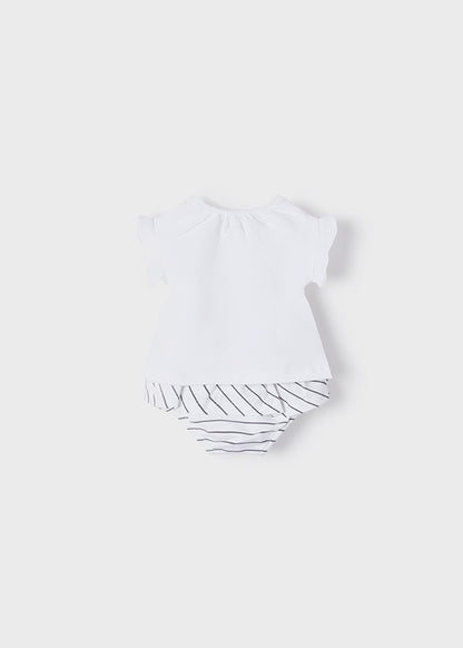 Conjunto 2  piezas punto ECOFRIENDS corto de piñas de niña de Mayoral