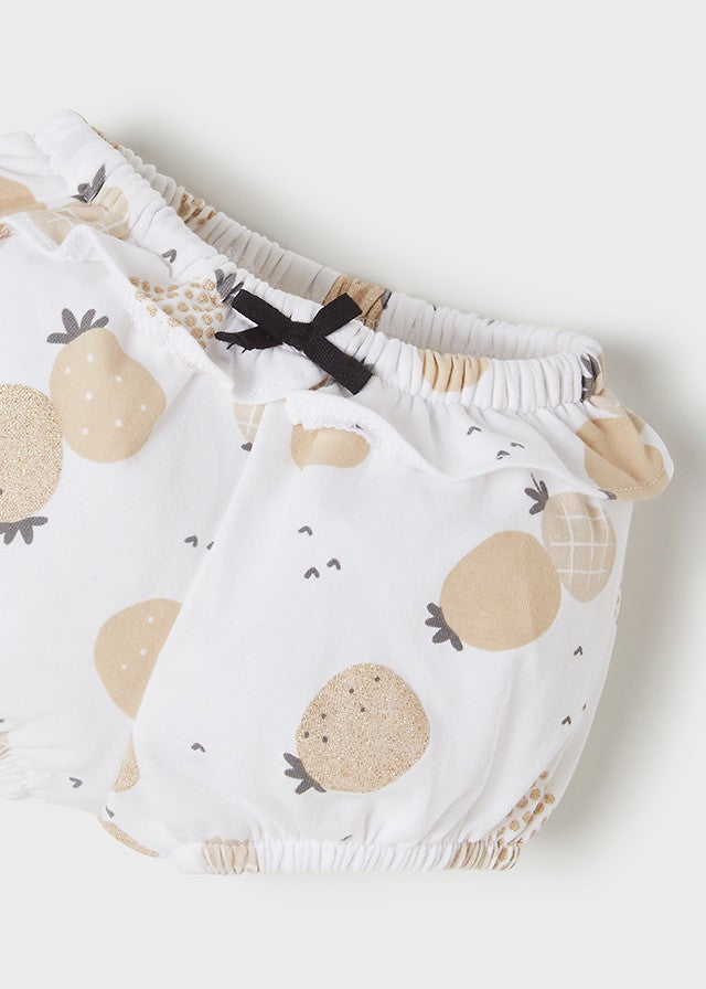 Conjunto 2  piezas punto ECOFRIENDS corto de piñas de niña de Mayoral