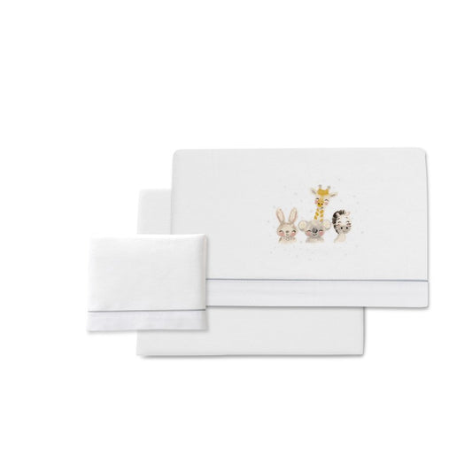 Triptico Minicuna franela Acuarela de Interbaby