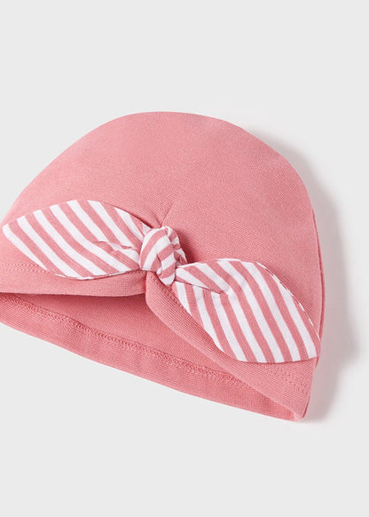 Pelele gatito rayas punto ECOFRIENDS con gorro de Mayoral